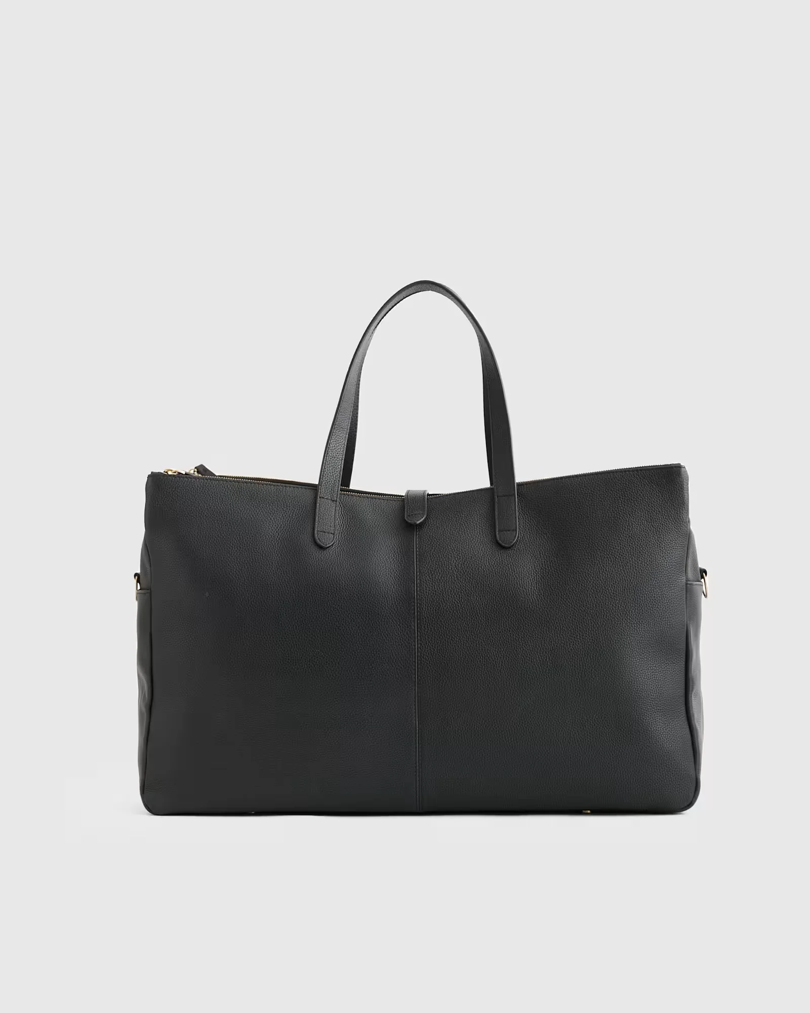 Italian Leather Triple Compartment Weekender